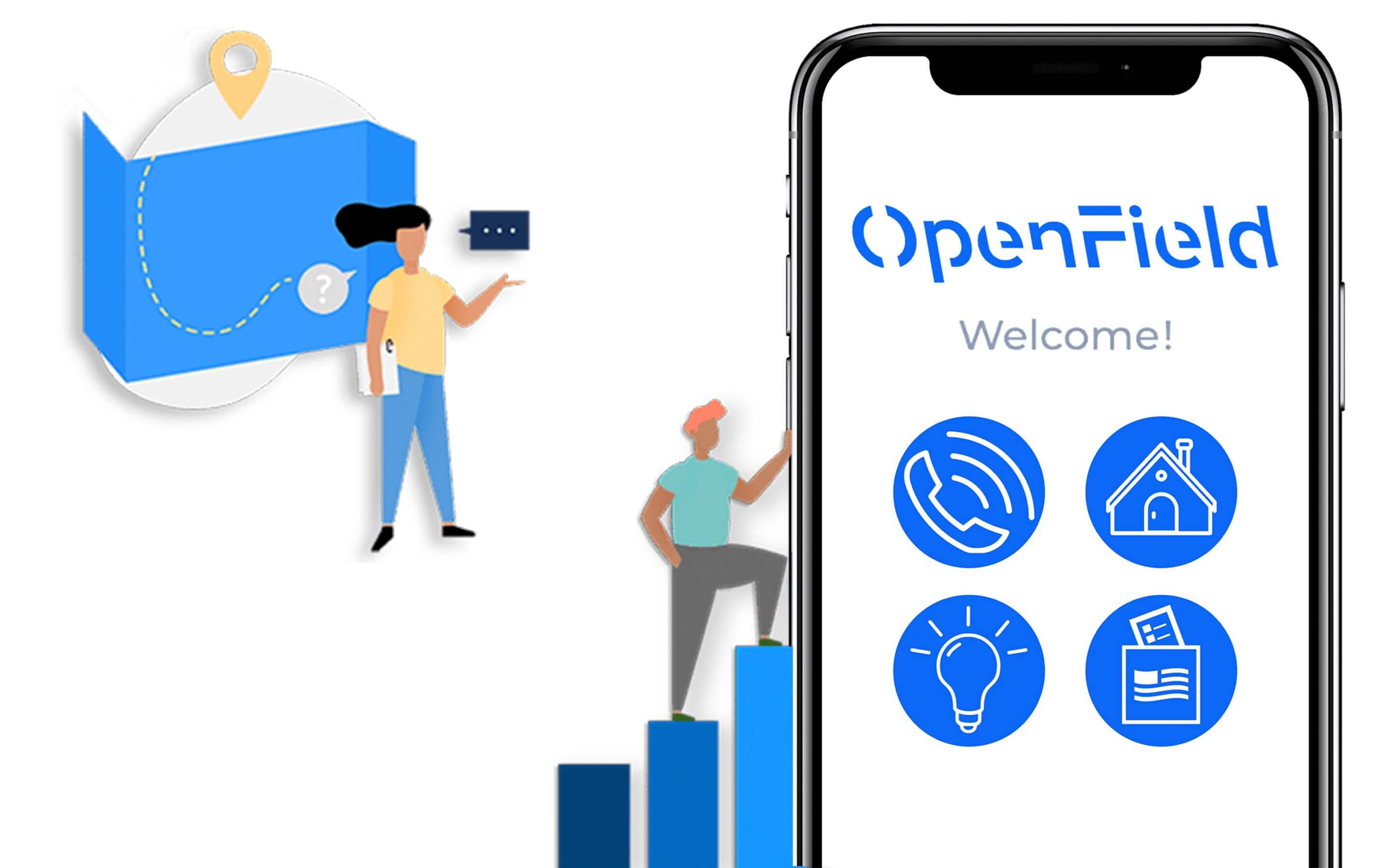 Mobile view of the solution